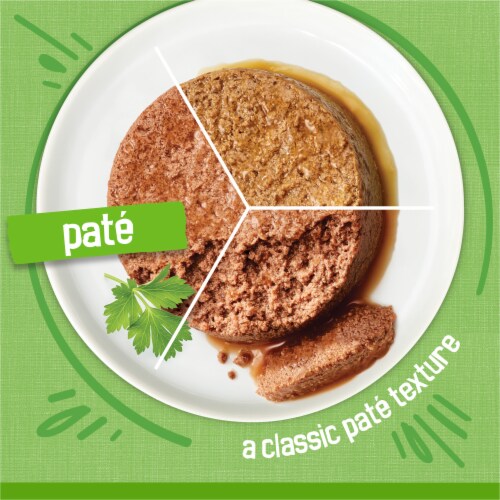 Purina Friskies Pate Wet Cat Food Variety Pack Salmon Dinner, Turkey & Giblets Dinner, Mixed Grilled Perspective: back