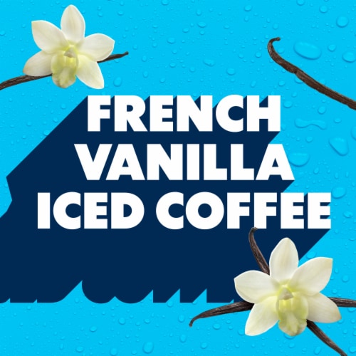 Coffee Mate French Vanilla Flavored Iced Coffee Non-Dairy Cold Coffee Ready to Drink Perspective: back