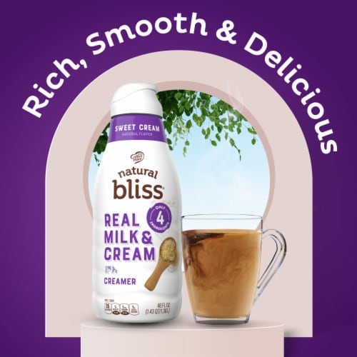 Coffee Mate Natural Bliss® Sweet Cream All Natural Liquid Coffee Creamer Perspective: back