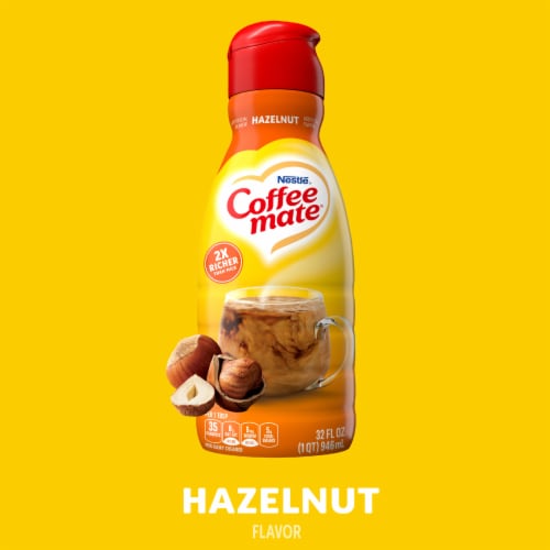 Nestle Coffee mate Hazelnut Liquid Coffee Creamer Perspective: back
