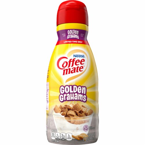 Coffee-mate Liquid Golden Grahams Creamer Perspective: back