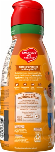 Nestle® Coffee mate® Zero Sugar Pumpkin Spice Liquid Coffee Creamer Perspective: back