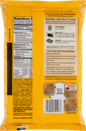 Nestle® Toll House® Dark Chocolate Peppermint Cookie Dough Perspective: back