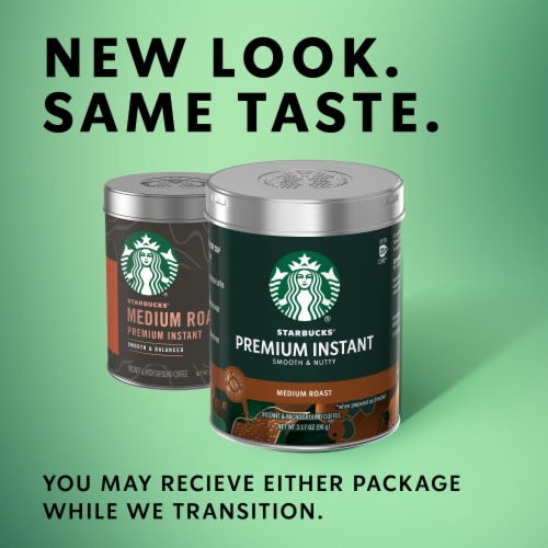 Starbucks Medium Roast Premium Instant Coffee Perspective: back