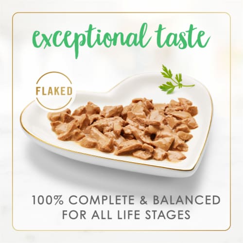 Purina Fancy Feast Flaked Wet Cat Food Trout Feast Perspective: back