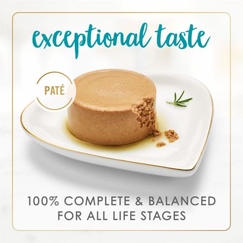 Purina Fancy Feast Classic Pate Wet Cat Food Seafood Feast Perspective: back