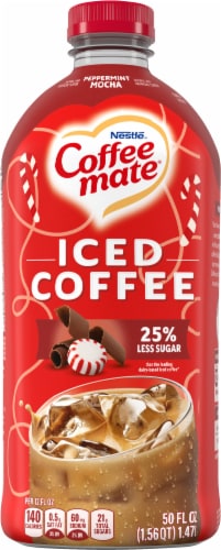 Nestle® Coffee Mate Peppermint Mocha Iced Coffee Perspective: back
