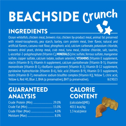 Purina Friskies Party Mix Cat Treats Beachside Crunch Perspective: back