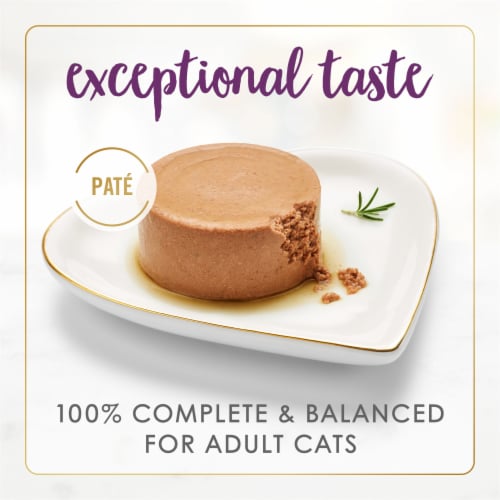 Purina Fancy Feast Classic Pate Senior Wet Cat Food Beef Feast Perspective: back