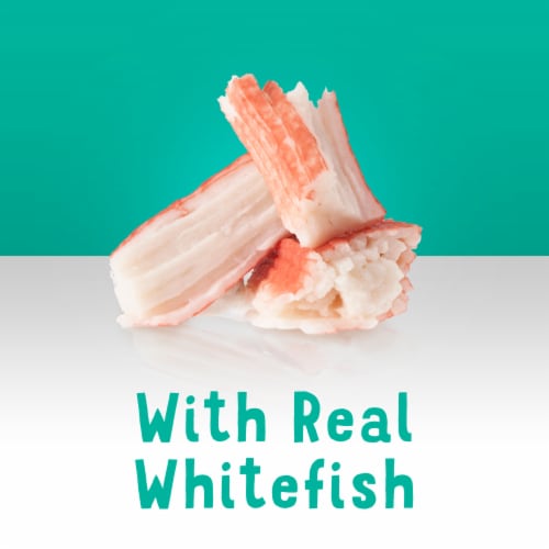 Purina Friskies Cat Food Complement, Lil’ Slurprises With Surimi Whitefish Perspective: back