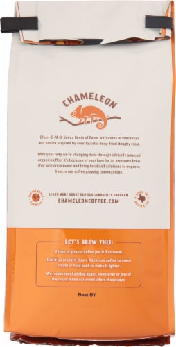 Chameleon Organic Churro Flavored Ground Coffee Perspective: back