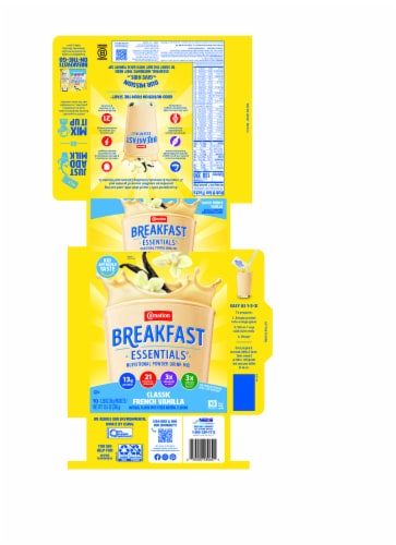 Carnation Breakfast Essentials® Classic French Vanilla Powder Drink Mix Perspective: back
