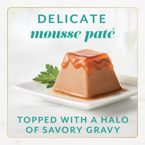 Purina Fancy Feast Gems Wet Cat Food Mousse Pate with Tuna and Halo of Savory Gravy Perspective: back
