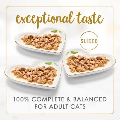 Fancy Feast® Poultry Favorites Sliced Collection Wet Cat Food Variety Pack Perspective: back
