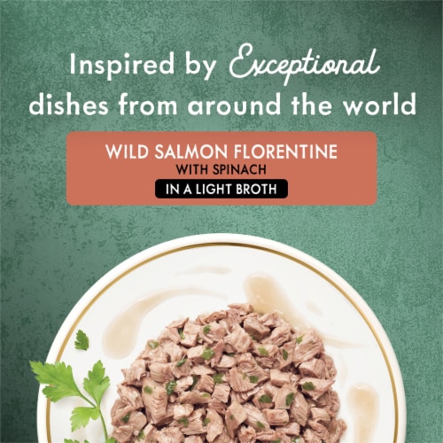 Purina Fancy Feast® Medleys Wild Salmon Florentine Wet Cat Food Perspective: back