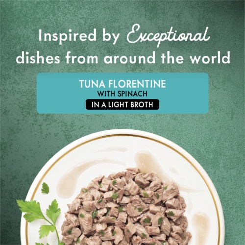 Purina Fancy Feast Medleys Wet Cat Food Tuna Florentine in Savory Broth Perspective: back