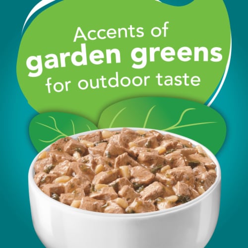 Purina Friskies Indoor Wet Cat Food Meaty Bits Saucy Seafood Bake Perspective: back