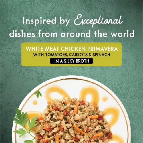 Purina Fancy Feast Medleys Wet Cat Food White Meat Chicken Primavera in Silky Broth Perspective: back