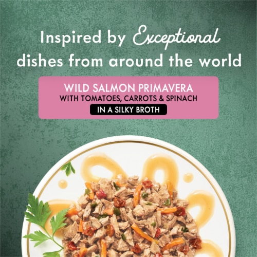 Purina Fancy Feast Medleys Wet Cat Food Wild Salmon Primavera Perspective: back