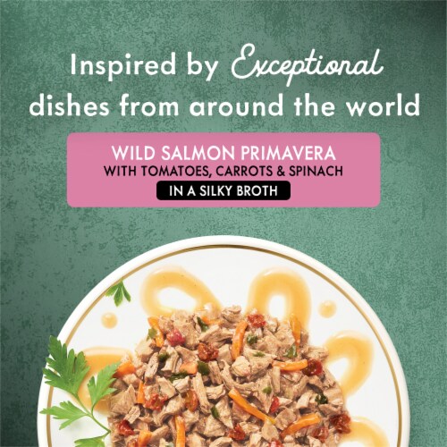 Purina Fancy Feast Medleys Wet Cat Food Wild Salmon Primavera Perspective: back