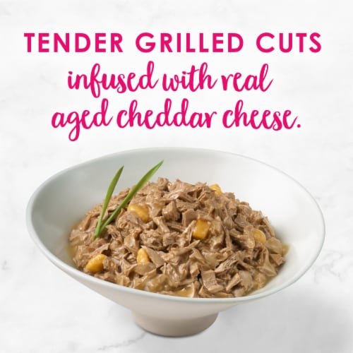 Fancy Feast® Delights Grilled Chicken & Cheddar Cheese Feast in Gravy Wet Cat Food Perspective: back