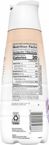 Starbucks Oat Milk Creamer Bottle - Lavender Perspective: back