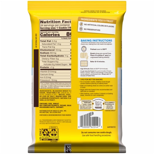 Nestle® Toll House® Sugar Cookie Dough Perspective: back
