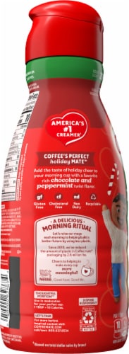 Nestle® Coffee mate® Zero Sugar Peppermint Mocha Liquid Coffee Creamer Perspective: back