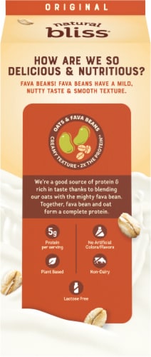 Natural Bliss Non-Dairy Original Oat Milk Perspective: back