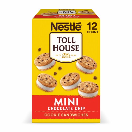 Nestle Toll House Mini Vanilla Chocolate Chip Cookie Sandwiches, 12 Count, 12 ct