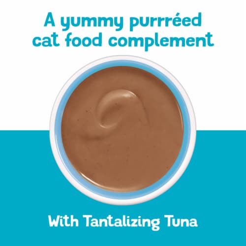Purina Friskies Lil' Shakes Wet Pureed Cat Food Topper With Tantalizing Tuna Lickable Cat Treats Perspective: back