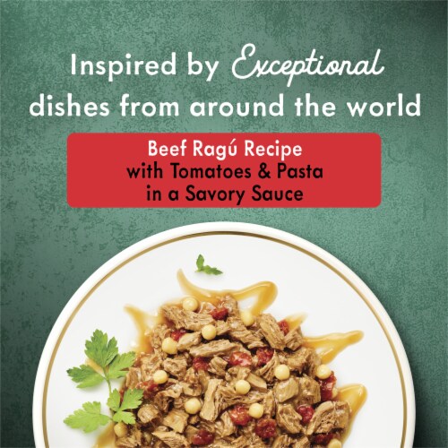 Purina Fancy Feast Medleys Wet Cat Food Beef Ragu Recipe in a Savory Sauce Perspective: back