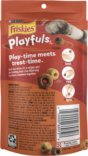 Purina® Friskies® Playfuls Chicken & Liver Flavored Cat Treats Perspective: back