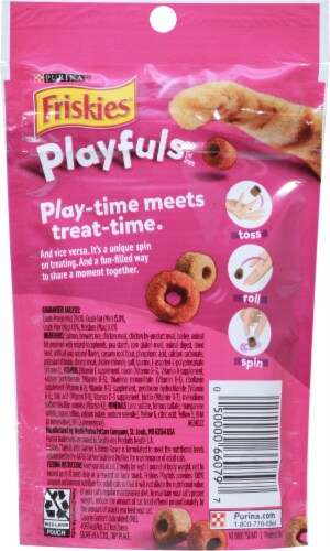 Purina® Friskies® Playfuls Salmon & Shrimp Flavored Cat Treats Perspective: back