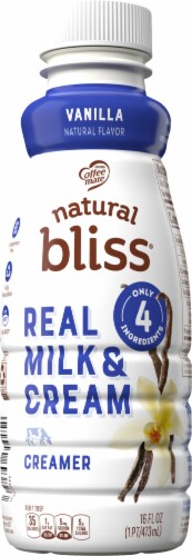 Coffee-mate® Natural Bliss® Vanilla All Natural Liquid Coffee Creamer Perspective: back