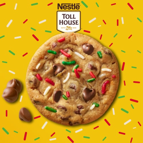 Nestle Toll House Santa's Cookie Brown Butter Flavored Cookie Dough Perspective: back