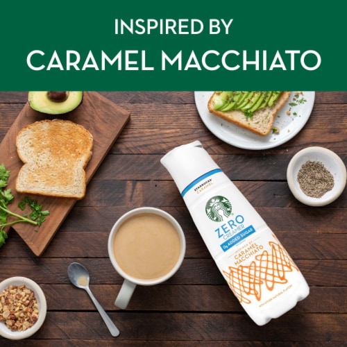 Starbucks® Sugar Free Caramel Macchiato Coffee Creamer Perspective: back