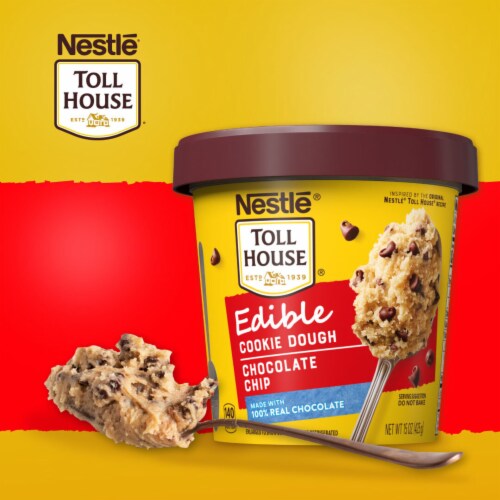 Nestle Toll House Chocolate Chip Edible Cookie Dough Perspective: back