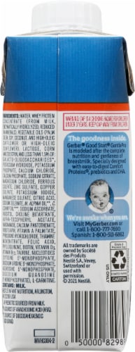 Gerber® Good Start® Prebiotics Milk Based Infant Formula Perspective: back