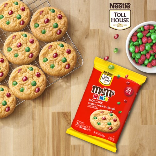 Nestle® Toll House® M&M'S® Minis Holiday Refrigerated Sugar Cookie Dough Perspective: back