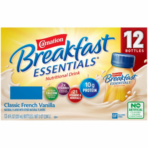 Carnation Breakfast Essentials® Vanilla Nutritional Drink Perspective: back