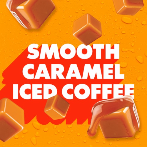 Coffee mate Caramel Flavored Iced Coffee Non-Dairy Cold Coffee Ready to Drink Perspective: back