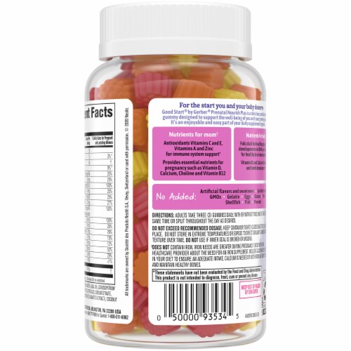 Gerber Good Start Prenatel Nurish Plus Perspective: back
