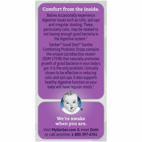 Gerber sales soothe colic