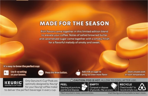 Starbucks caramel k cup nutrition hotsell