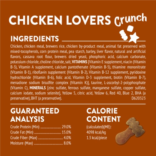 Purina Friskies Party Mix Cat Treats Chicken Lovers Crunch Perspective: back