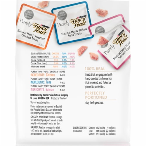Fancy Feast® Natural Cat Treats Variety Pack Perspective: back