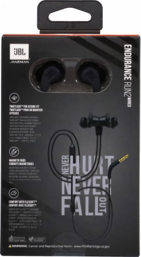 JBL Endurance Run 2 Headphones - Black Perspective: back