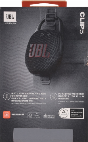 JBL Clip 5 Waterproof Wireless Bluetooth Speaker Perspective: back