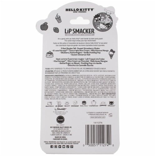 Lip Smacker Best Flavor Forever Hello Kitty Lip Balm Party Pack, Assorted Perspective: back